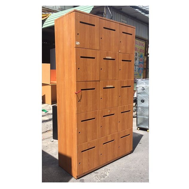 Tủ Locker Gỗ Giá Rẻ 7 Tủ locker gỗ 1m2x2m 50 ngăn