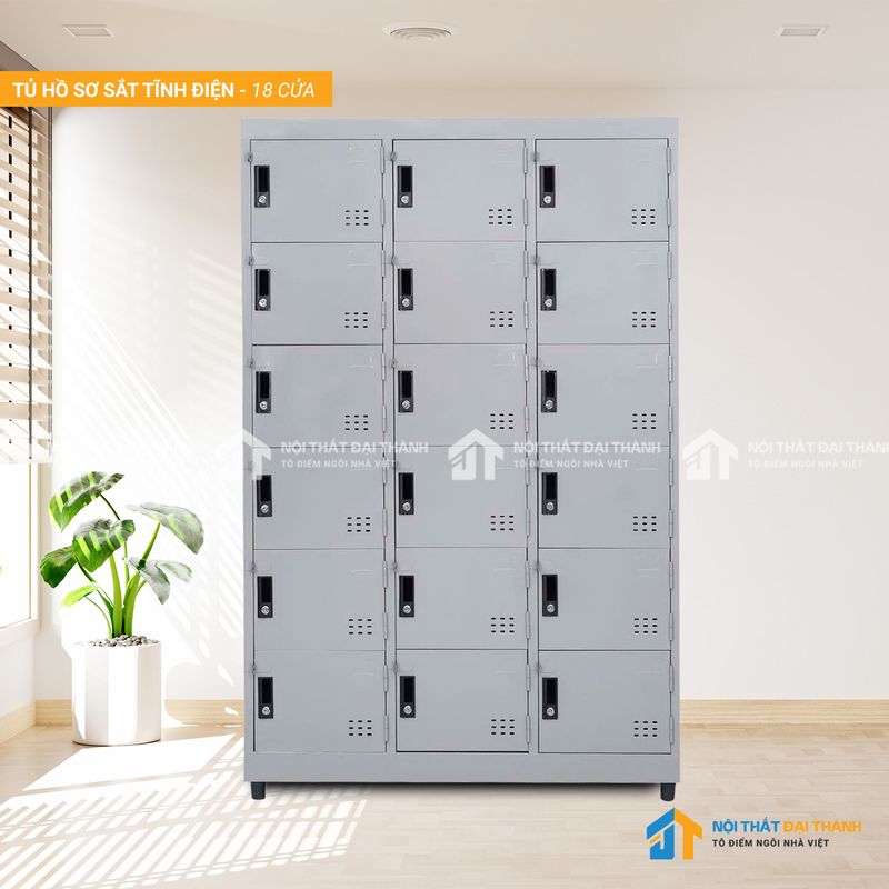 Tủ Locker Hiện Đại Đẹp 8 Tủ locker inox