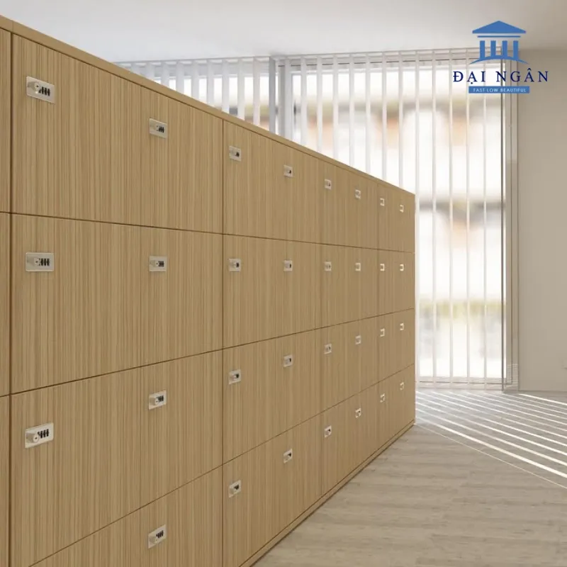 Tủ locker sơn tĩnh điện màu pastel