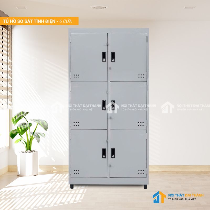 Tủ Sắt Đựng Hồ Sơ Tủ Locker Sắt 18 Ô