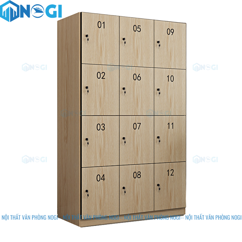 Tủ Locker Văn Phòng 6 Tủ locker gỗ
