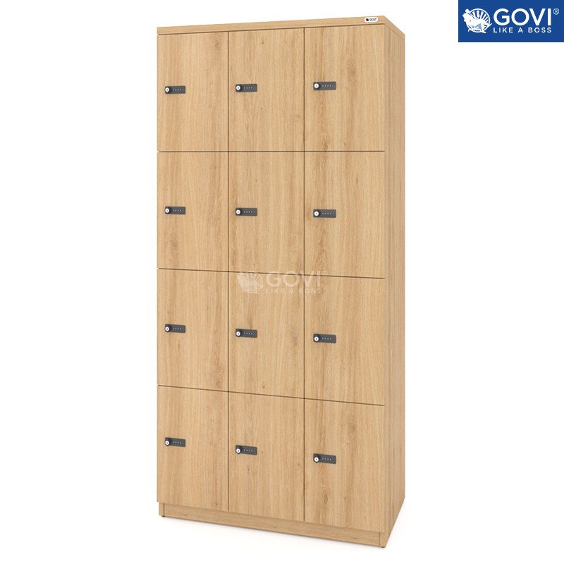 Tủ Locker Gỗ 12 Ngăn