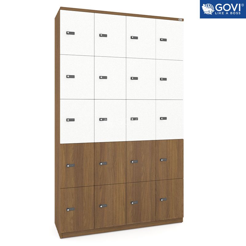 Tủ locker gỗ MDF phủ melamine cao cấp