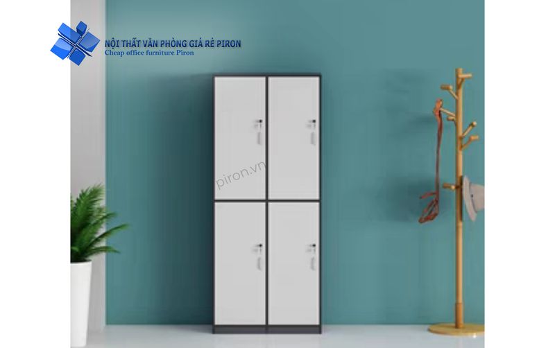 Hình ảnh lắp đặt tủ locker MDF lõi xanh