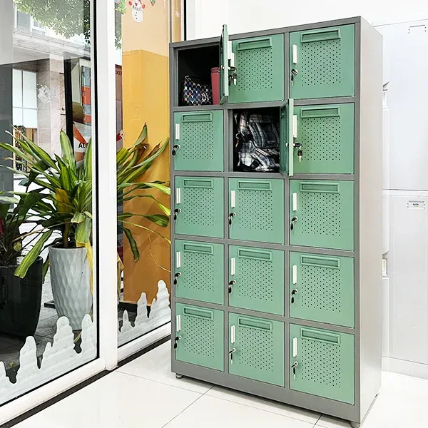 Tủ locker sắt theo yêu cầu mới