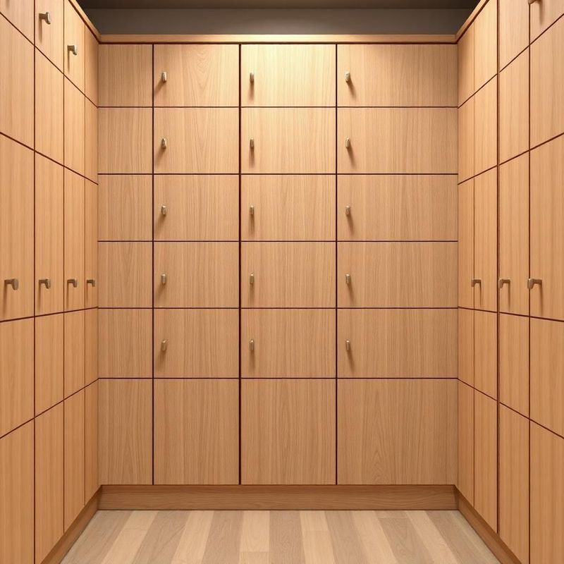Tủ locker màu sáng