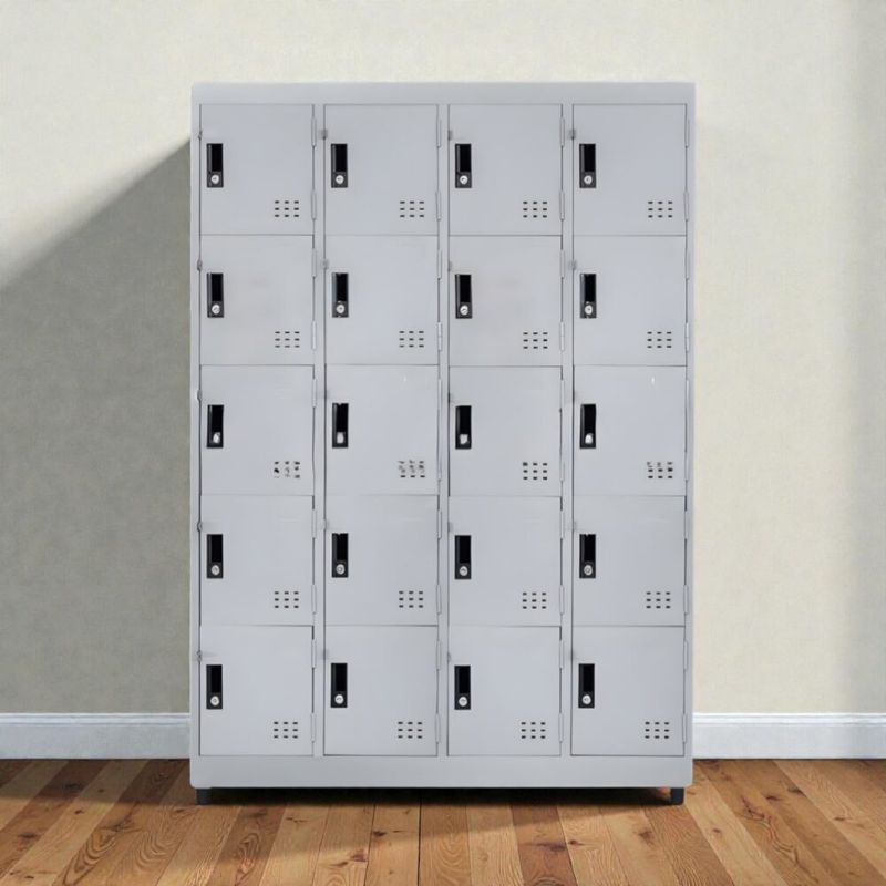 Lắp Đặt Tủ Locker Để Đồ 6 Tủ locker để đồ 20 ngăn dùng cho văn phòng, nhà xưởng