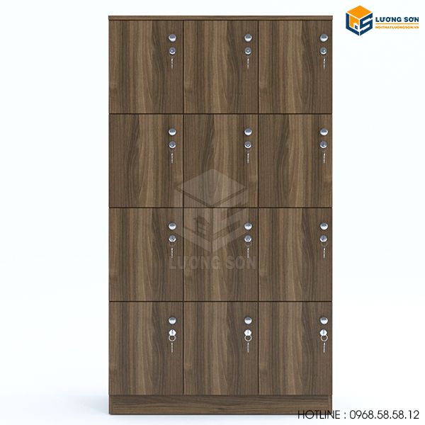 Tủ locker gỗ 12 ngăn