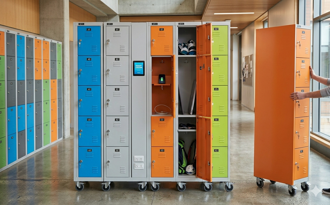 Tủ locker phù hợp không gian nhỏ 10 Tu locker phu hop khong gian nho 1
