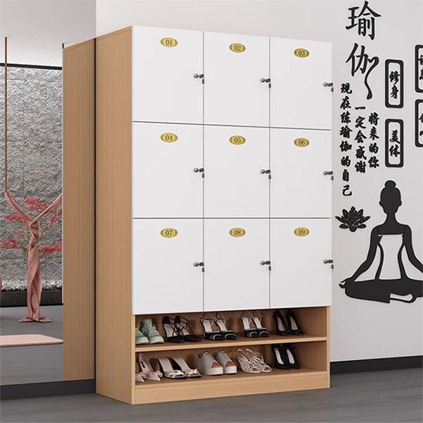 Hình ảnh tủ locker gỗ công nghiệp 6 ngăn