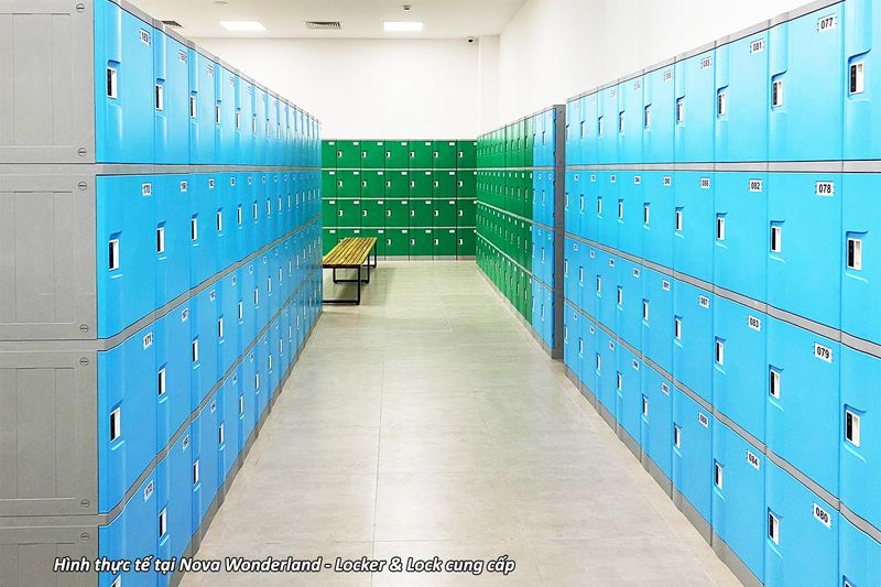 Hình thức tủ locker Nova Wonderland