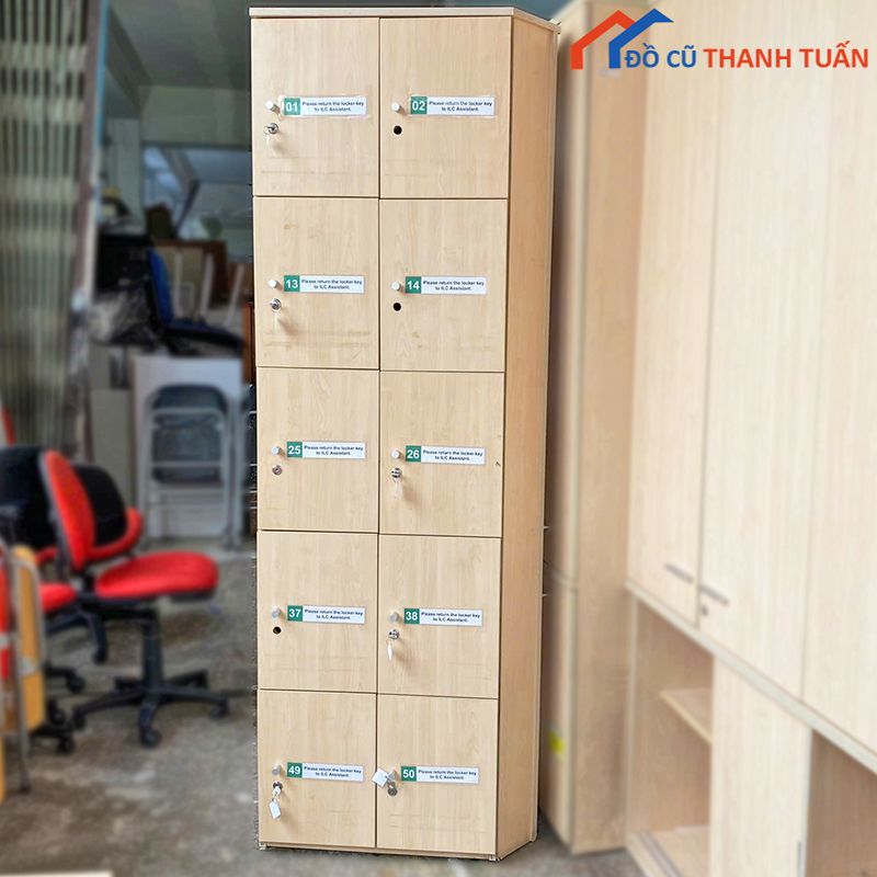 Tủ locker gỗ nhỏ gọn