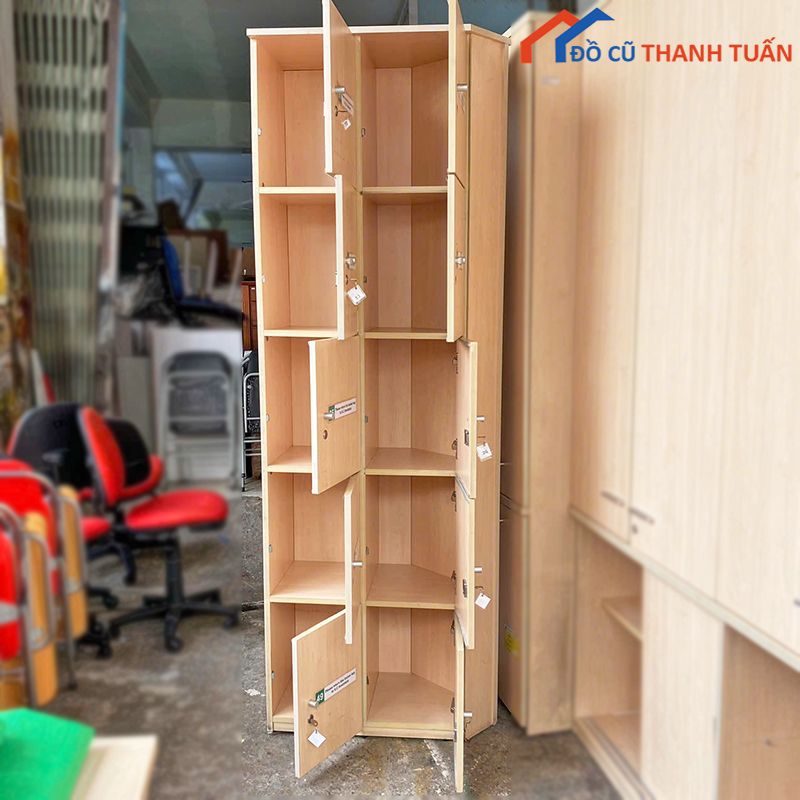 Tủ Locker Gỗ Giá Rẻ 4 ke tu ho so cu 3