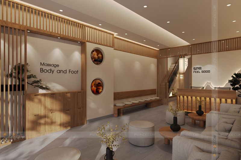 Hình ảnh thiết kế locker spa