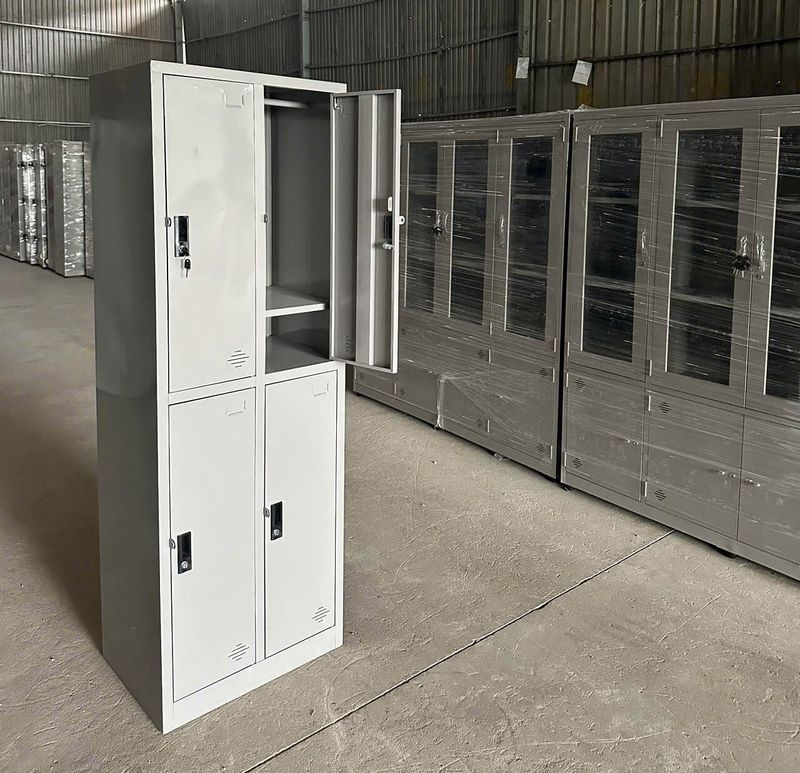 Sản Xuất Tủ Locker Để Đồ 6 Tủ locker 4 cánh