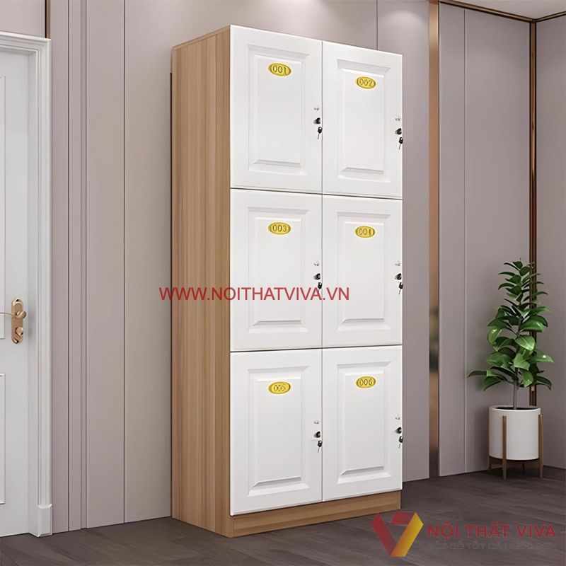Tủ locker 6 ngăn dung tài liệu dành cho nhân viên