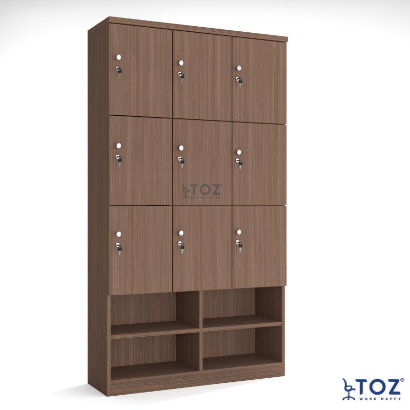 Tủ Locker Nội Thất 4 tu locker 9 o go