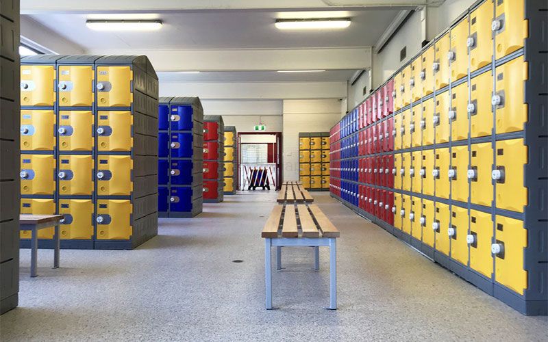 Tủ locker nội thất nhà máy thép