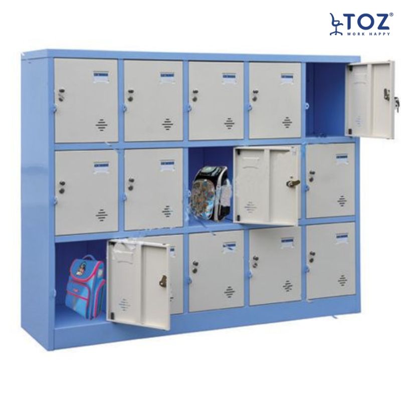 Tủ Locker Để Đồ Bền Đẹp 6 Tủ locker để đồ học sinh 15 ngăn