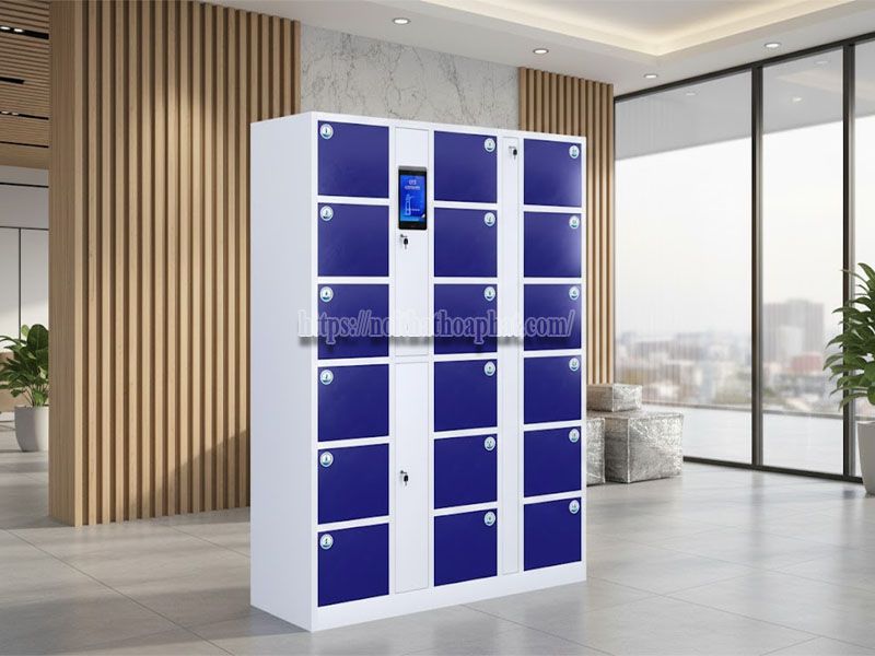 Tủ Locker Văn Phòng 7 Tủ locker điện tử