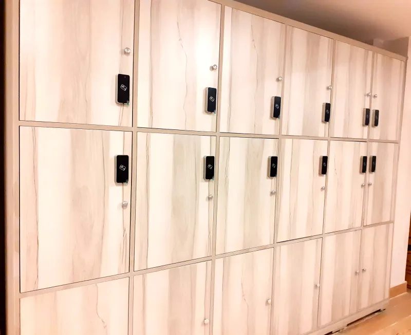 Tủ locker gỗ đẹp mắt