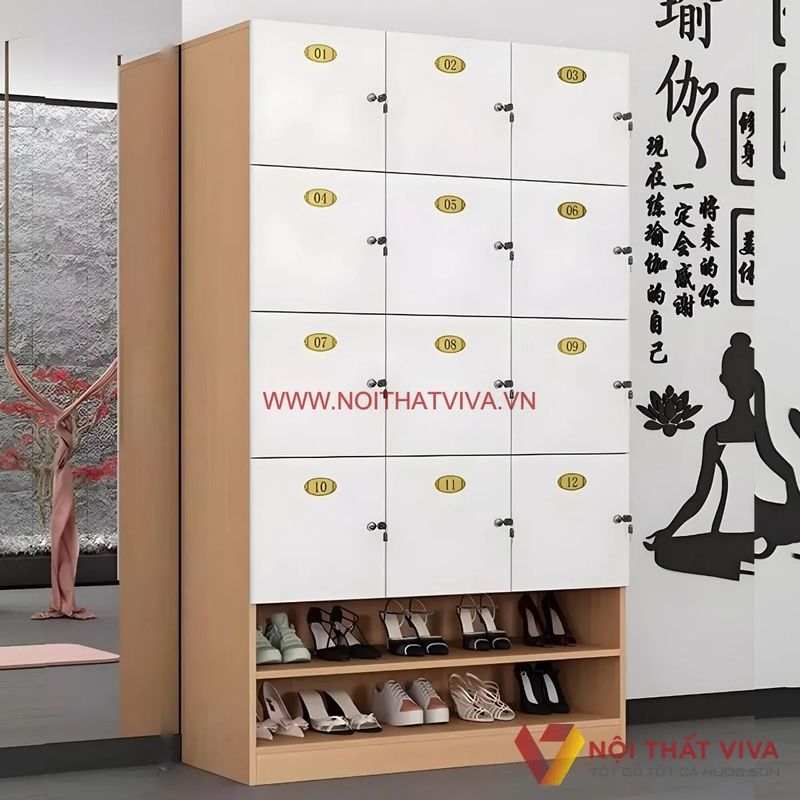 Tủ locker gỗ đa năng