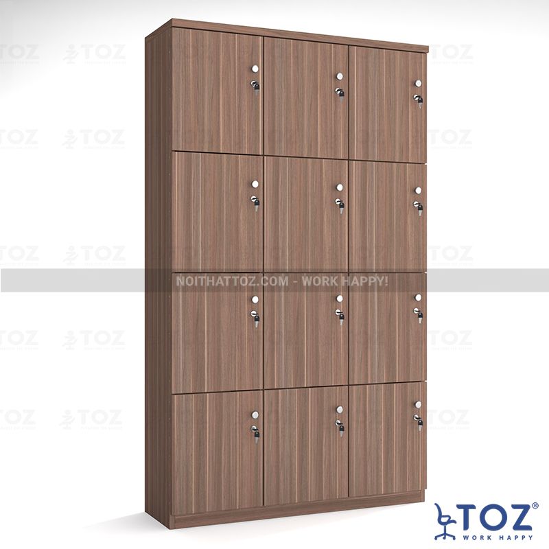 Tủ locker gỗ mới