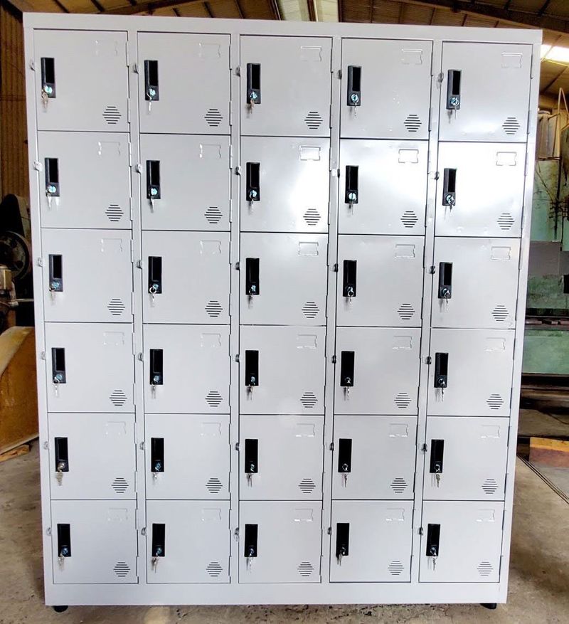 Tủ Locker Để Đồ Bình Dương 10 Tủ locker sắt sơn tĩnh điện 30 ngăn