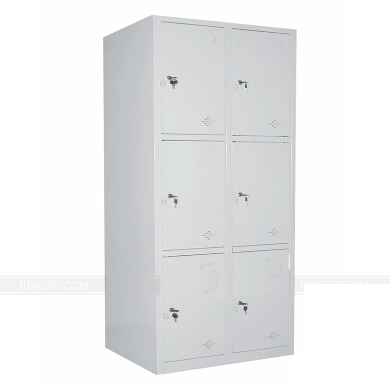 Tủ Locker Để Đồ Shop 6 Tủ Locker Sắt 6 Ngăn Kéo