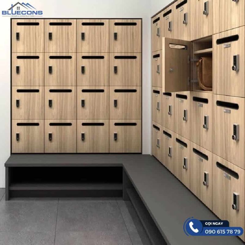 Tủ Locker Cho Khách Sạn Đẹp 3 Tủ locker tại nhà máy