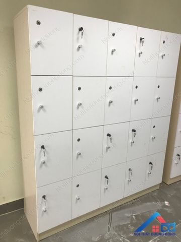 Tủ Locker Màu Trắng Đẹp 7 Tủ thanh lý giá rẻ