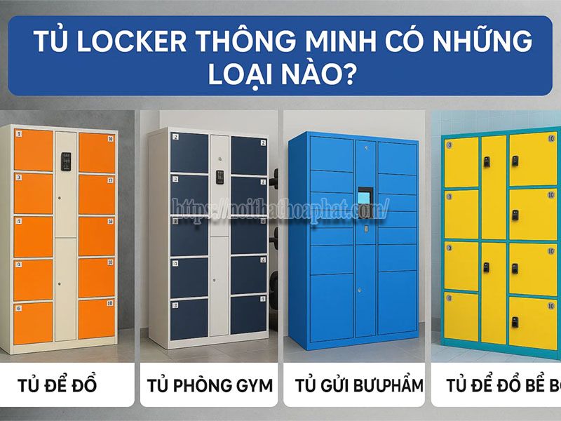 Tủ Locker Để Đồ Nhựa 9 Tủ locker thông minh