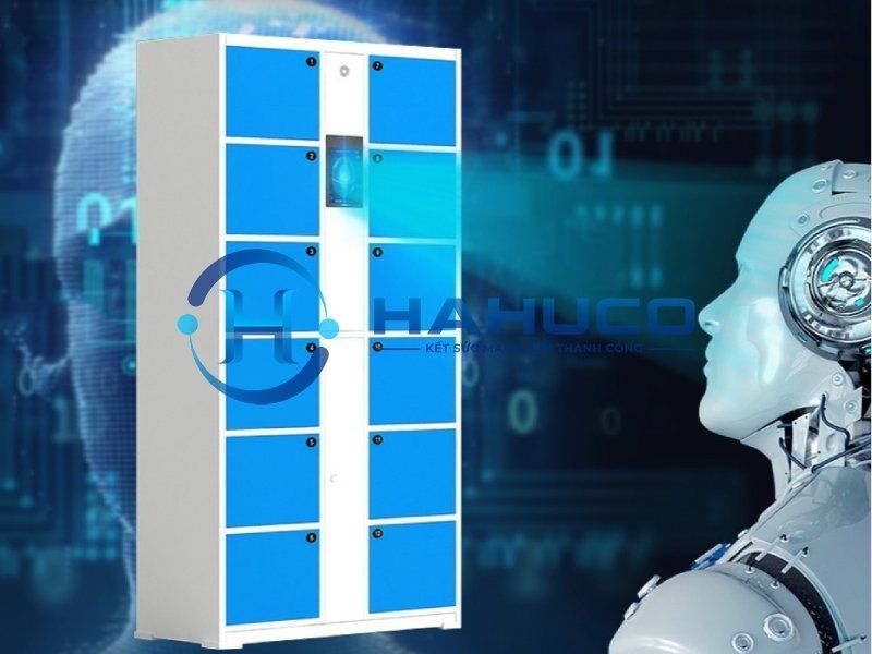 Tủ Locker Thông Minh Đẹp 4 Nhận diện khuôn mặt