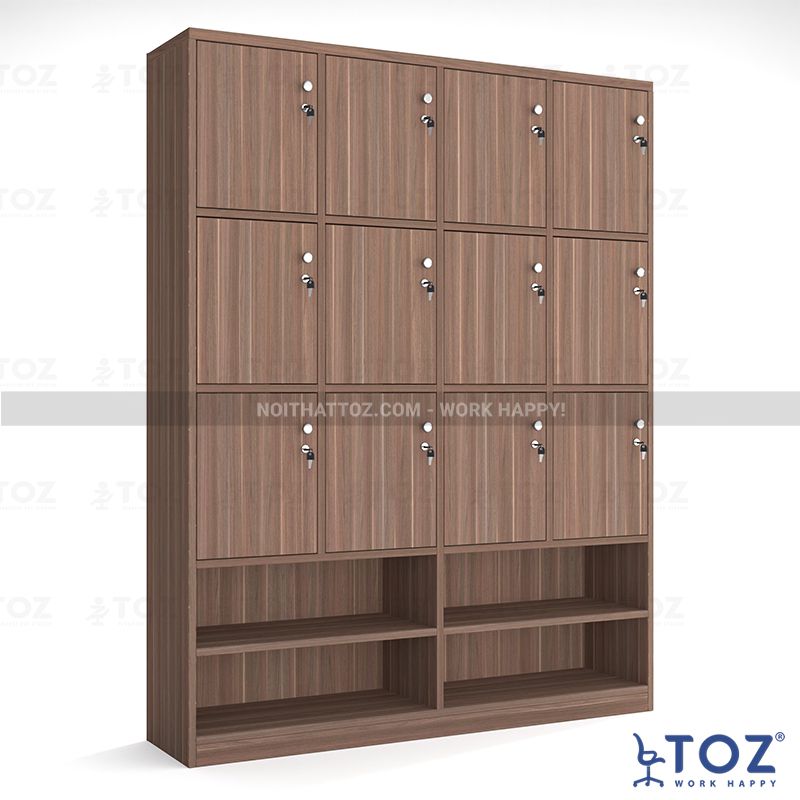 Tủ locker gỗ tự nhiên