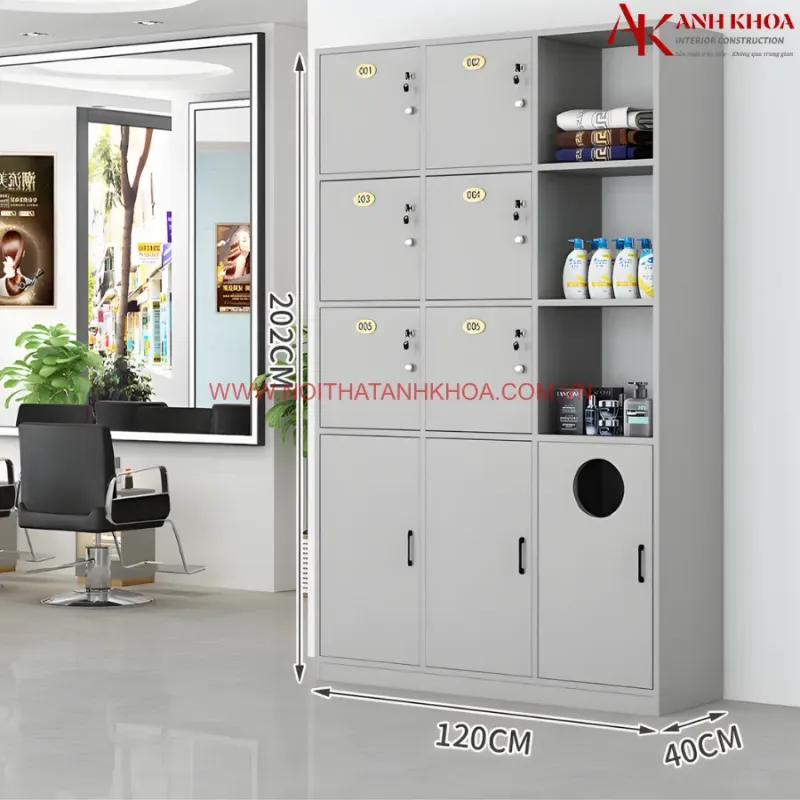 Tủ locker văn phòng và gỗ công nghiệp đa dạng màu sắc