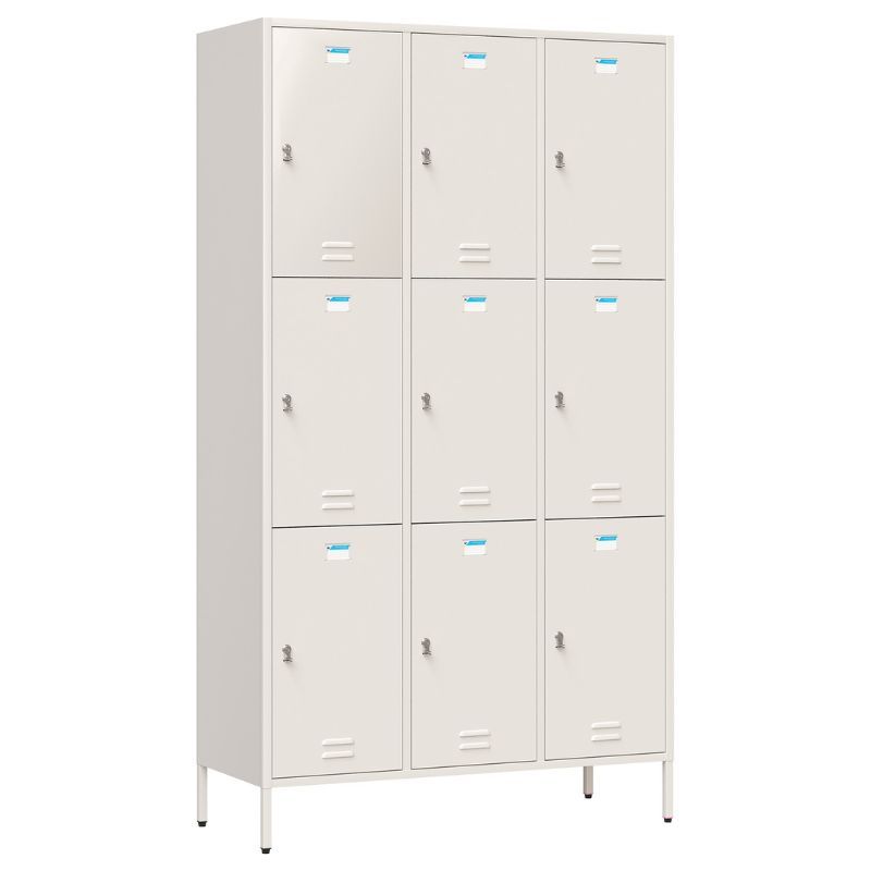 Tủ Locker Màu Trắng Đẹp 8 Tủ sắt locker cao cấp